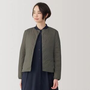 Muji Lightweight Down Collarless Jacket